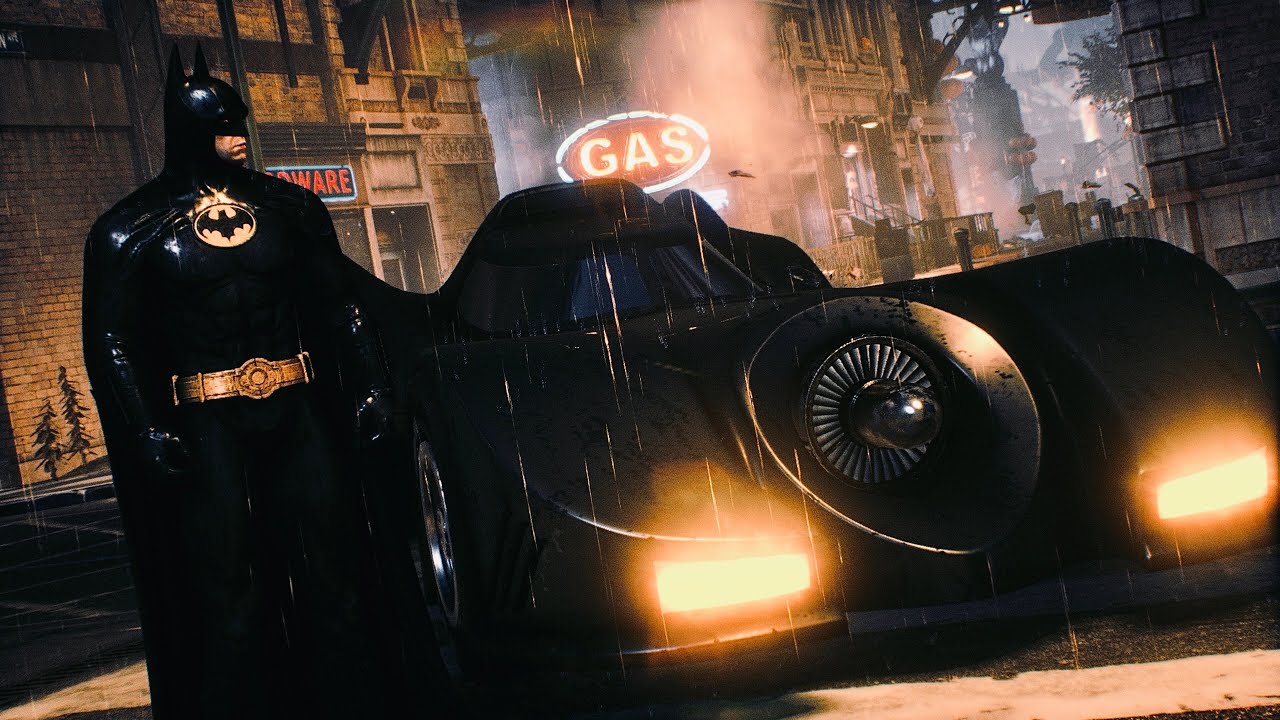 Batman: Arkham Knight - Batman 1989 Suit & Batmobile 