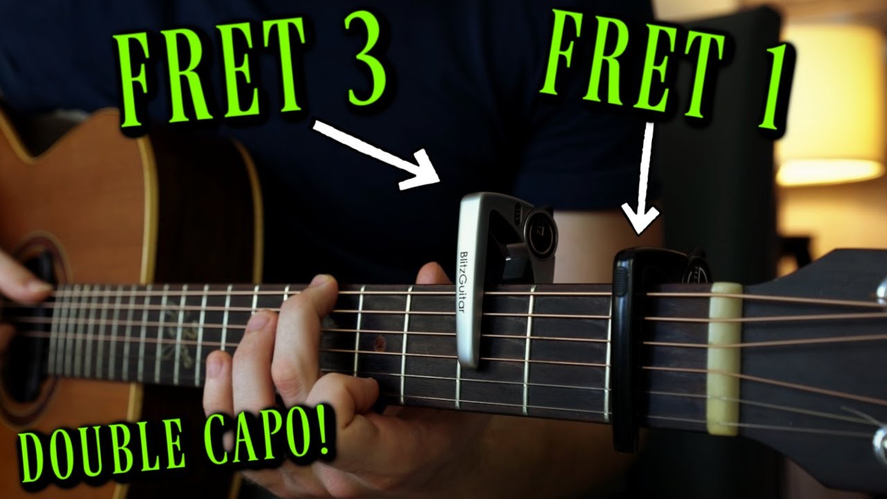 DOUBLE CAPO: How to Use Two Guitar Capo To Create Amazing Simple Chords