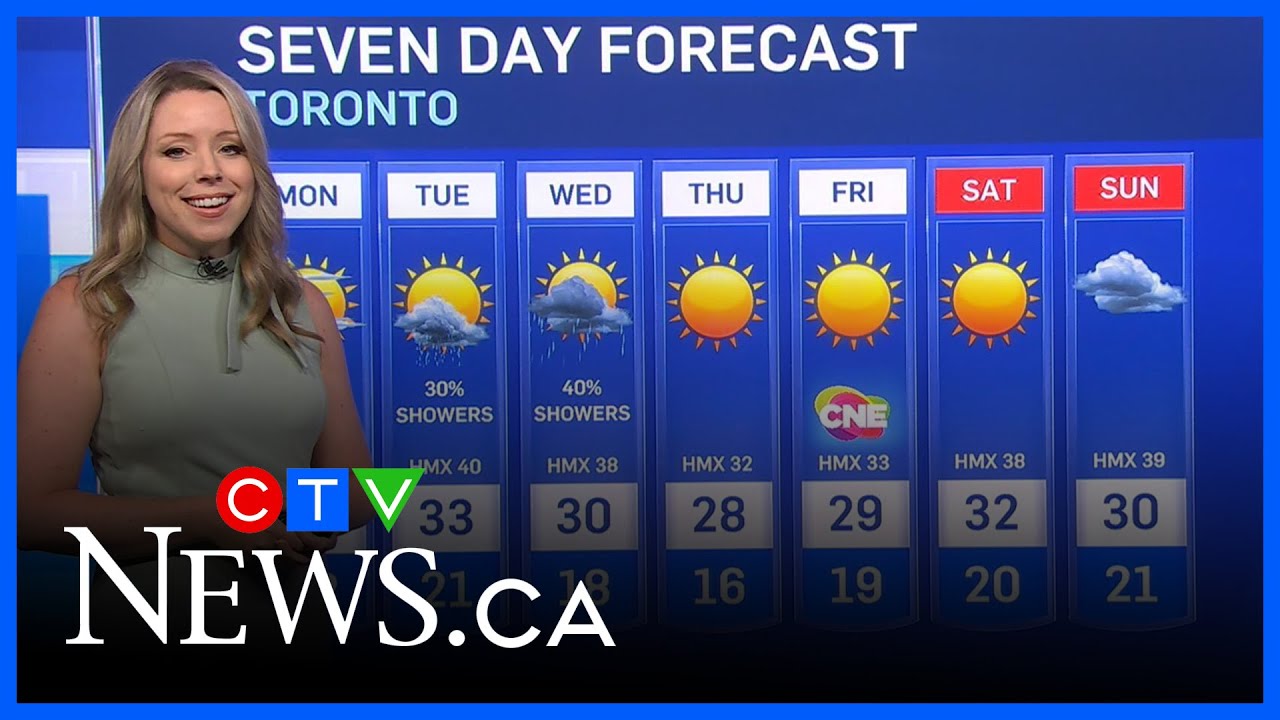Toronto could see some much-needed rainfall amid latest heatwave