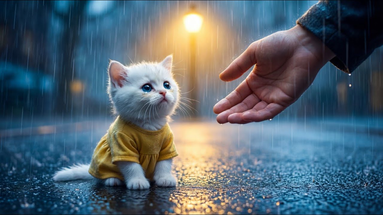 The Little Kitten Who Found a Home 🐾 | A Heart-Touching Rescue Story