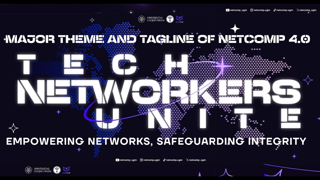 Seminar Nasional NETCOMP 4.0 - Technetworkers Unite: 𝘌𝘮𝘱𝘰𝘸𝘦𝘳𝘪𝘯𝘨 𝘕𝘦𝘵𝘸𝘰𝘳𝘬𝘴, 𝘚𝘢𝘧𝘦𝘨𝘶𝘢𝘳𝘥𝘪𝘯𝘨 𝘐𝘯𝘵𝘦𝘨𝘳𝘪𝘵𝘺