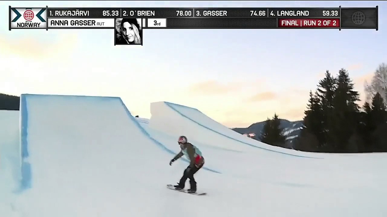 Anna Gasser wins Slopestyle Finals X Games Norway 2017