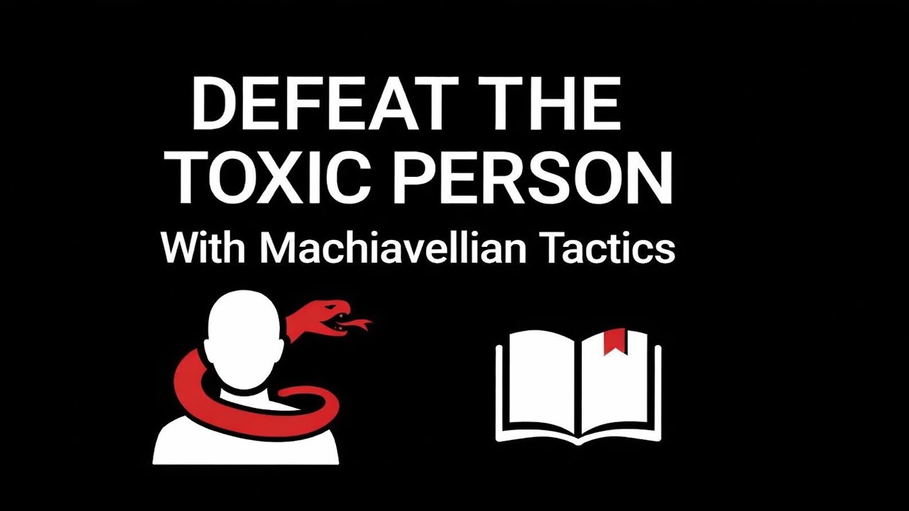 How To Beat Toxic People At Their Own Game — Without Them Realizing | Machiavelli