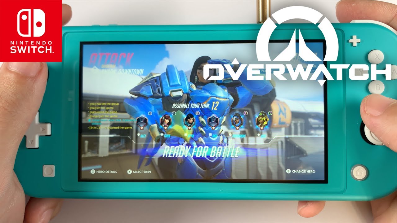 Играем в Overwatch на Nintendo Switch Lite #1
