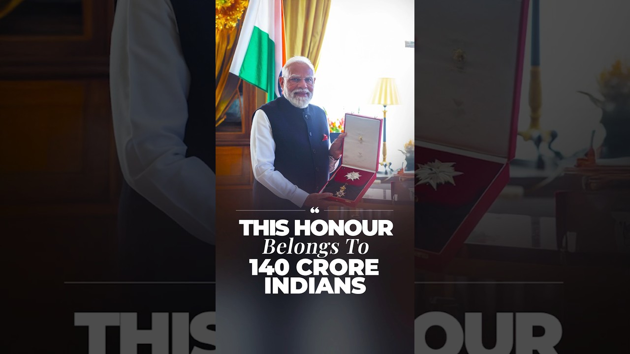 This Honour Belongs to 1.4 Billion Indians &mdash; PM Modi