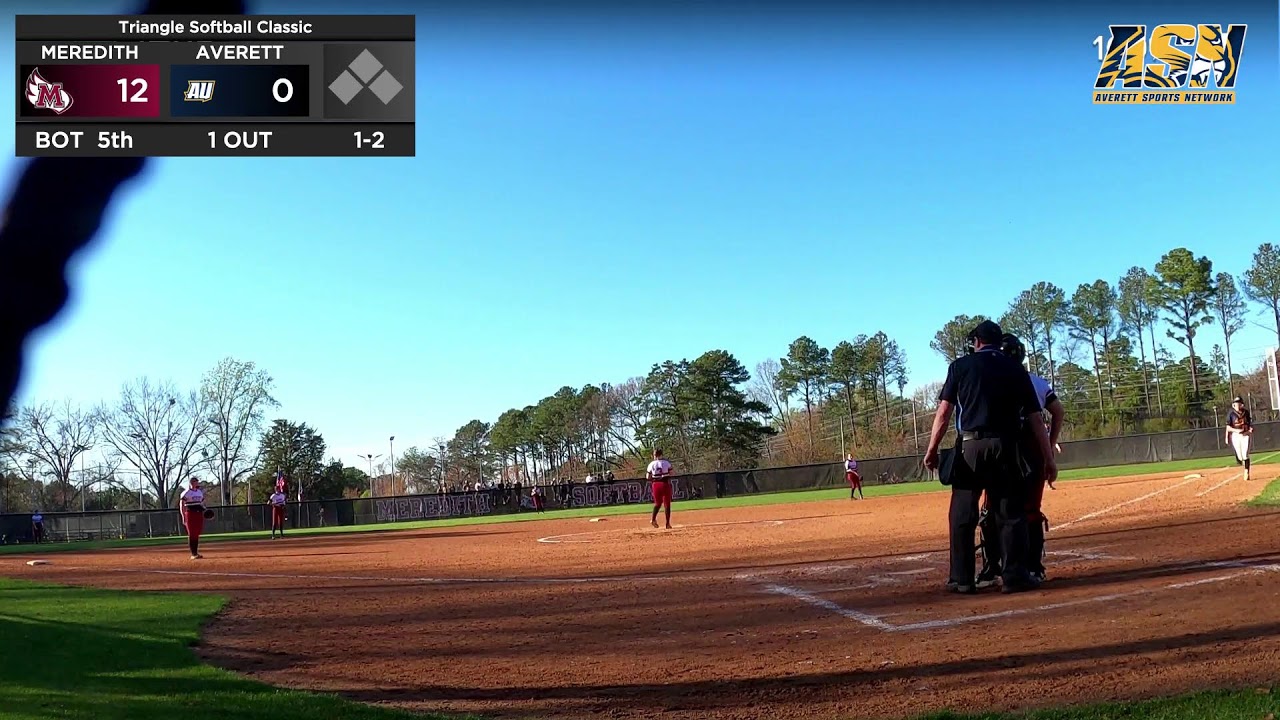 Softball Triangle Classic. Meredith v.s. Averett