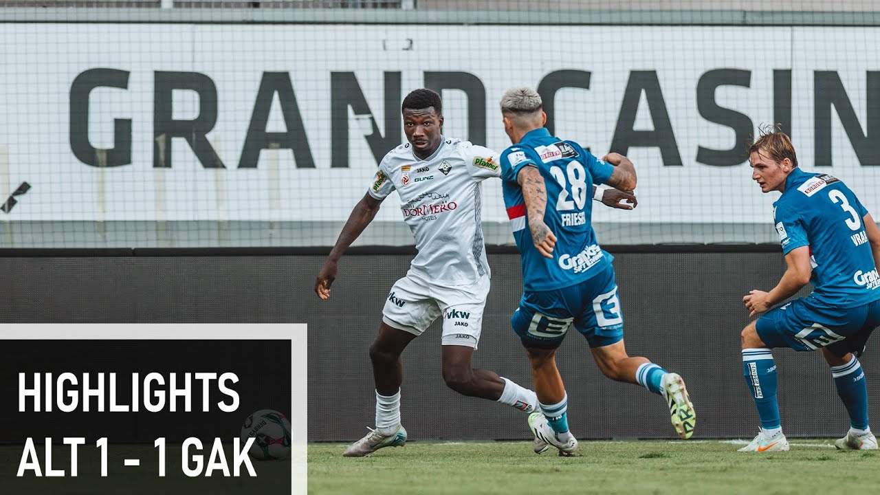 Highlights | Admiral Bundesliga 04. Runde | SCR Altach vs. Grazer AK