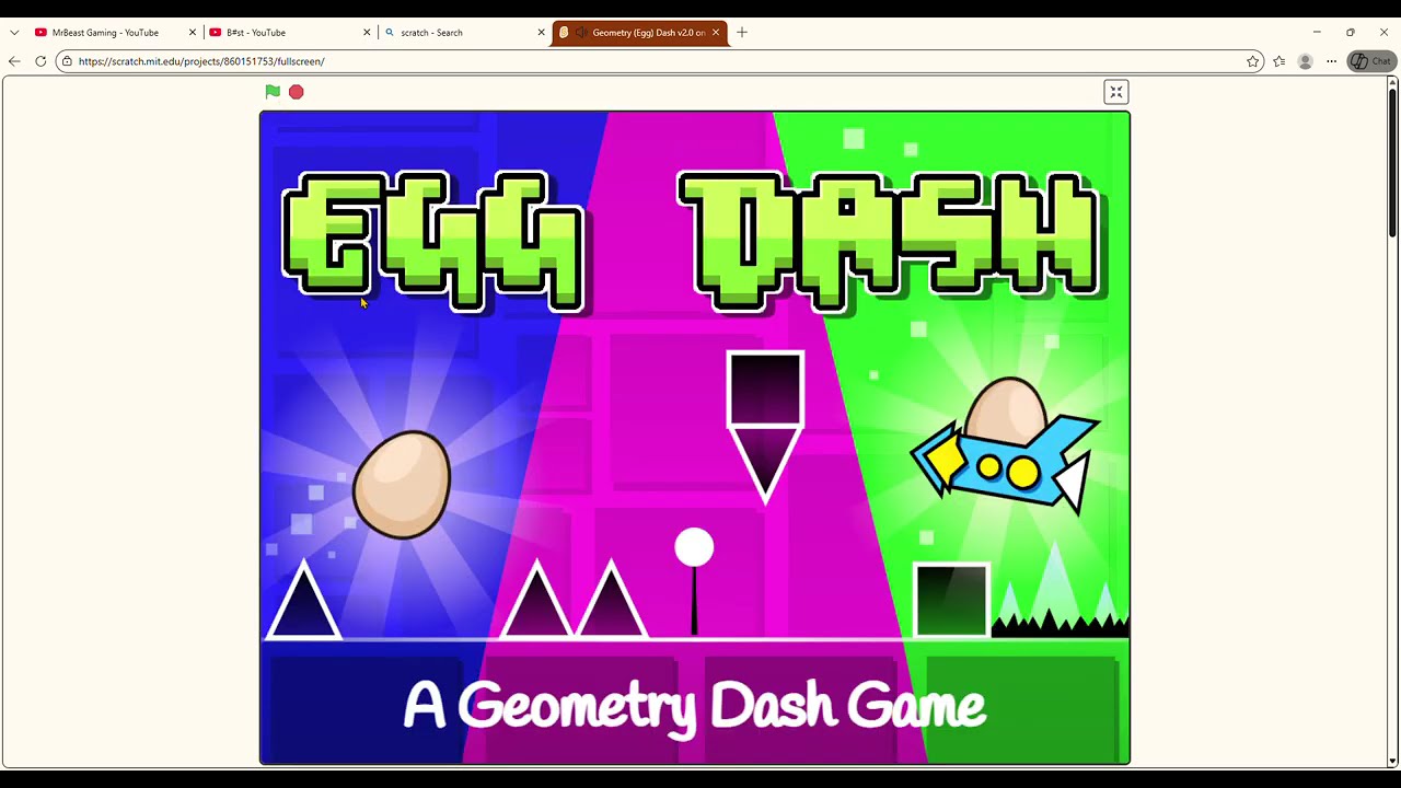 Geometry Egg Dash v2 0 on Scratch
