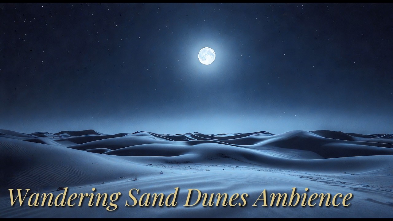 Wandering Sand Dunes — Gentle Desert Wind & Soft Shifting Sand (No Music) | 2 Hours Ambience