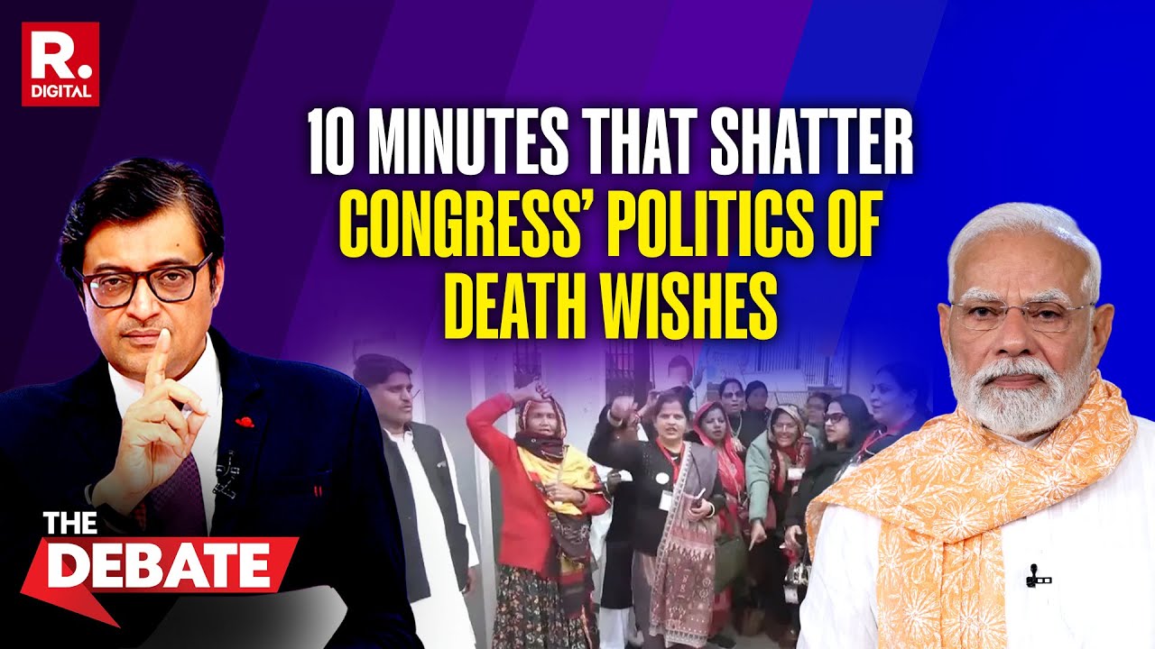ARNAB'S Ultimate 10 Minute Answer to Congress' Death Wish On PM Modi