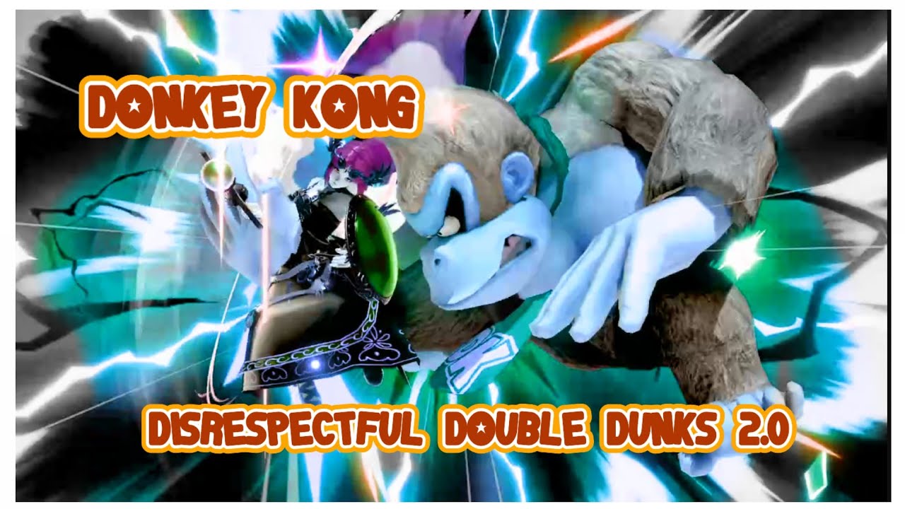 Donkey Kong Triple Dunks - A Super Smash Bros. Ultimate Spike Montage - Donkey Kong