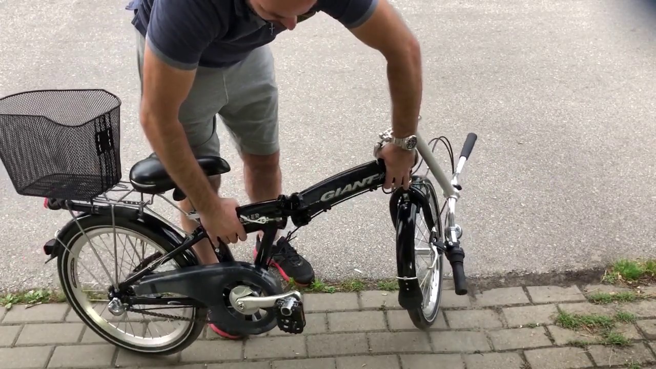 GIANT Traveller 20" składak - składanie