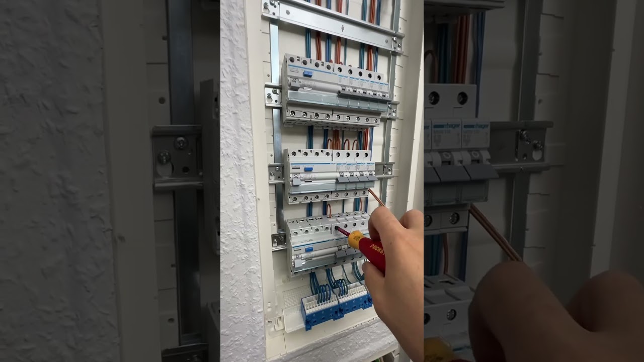 4 Raum Wohnung UV vedrahten ⚡️#elektriker #elektroinstallation #berlin #hager #hagerdeutschland