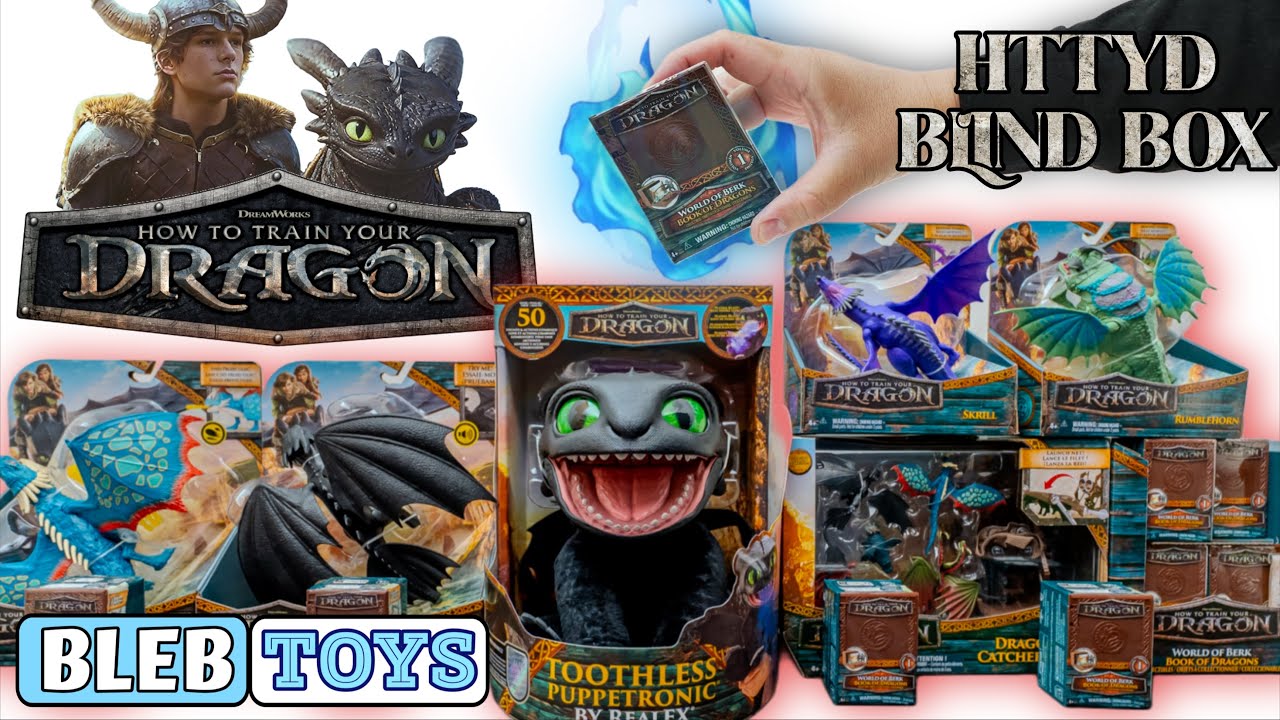 How To Train Your Dragon Toy unboxing | Plasma Blast Smoke breathing Toothless | blind box