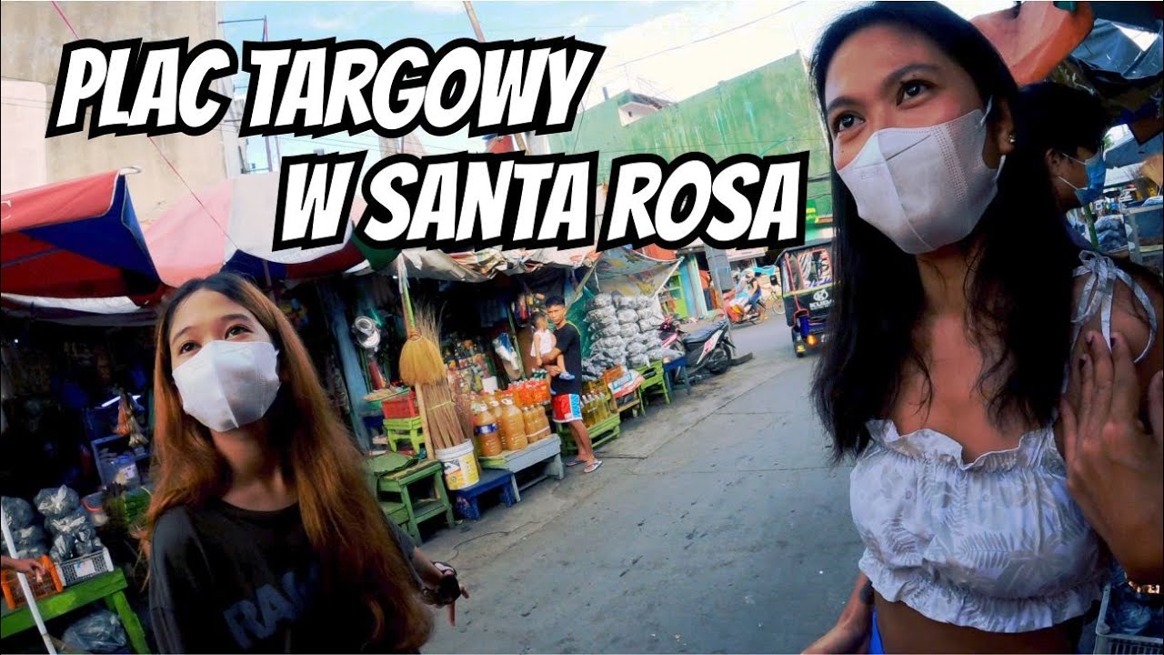 Zakupy na placu targowym w Santa Rosa | LAGUNA | WYSPA LUZON | FILIPINY | BEZ SPINY | 4K