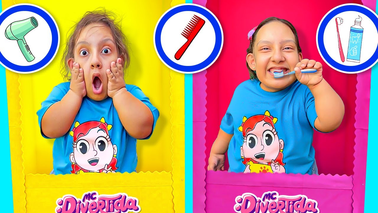 Maria Clara e Mamãe mostram como as crianças pequenas devem se comportar - MC Divertida