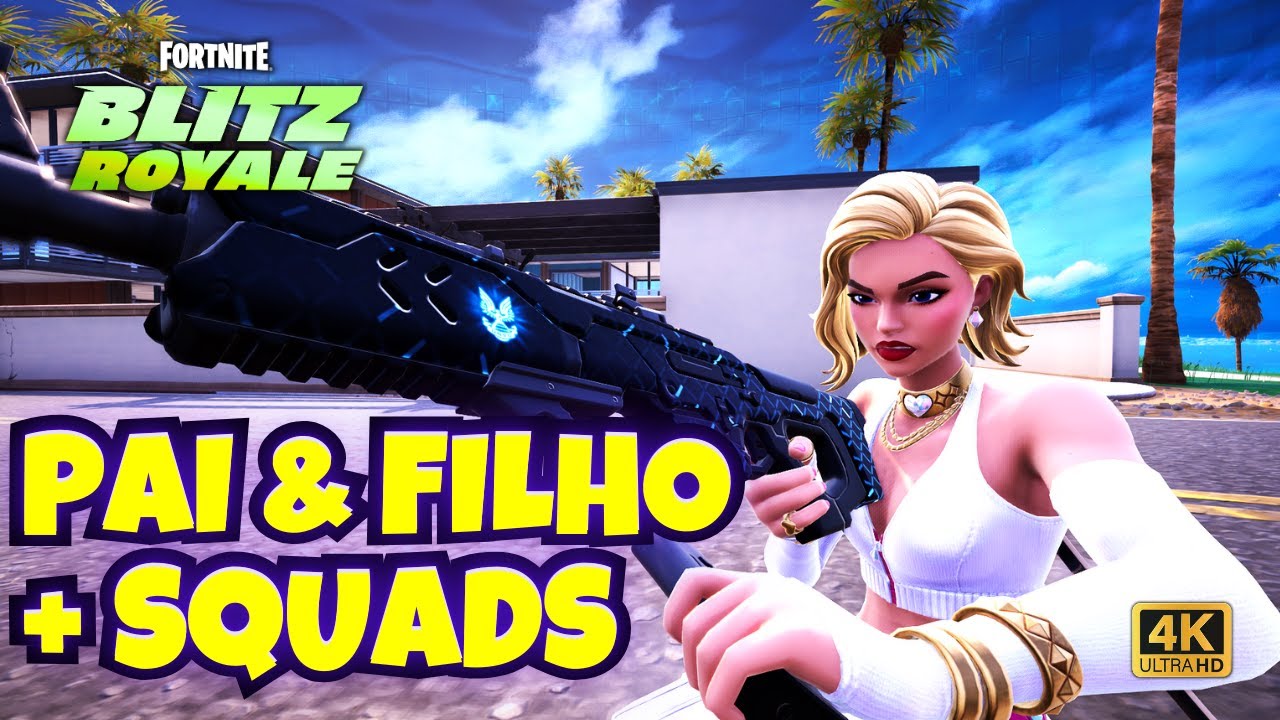 😂 Pai e Filho no novo Blitz ☠️ Fortnite 🖥 PC & 🎮Xbox - 4K