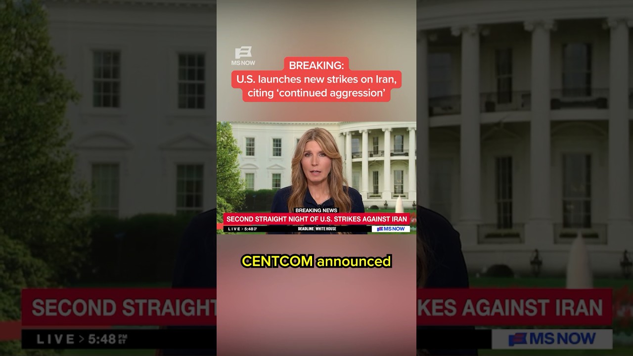 BREAKING: U.S. launches new strikes on Iran, citing &lsquo;continued aggression&rsquo;