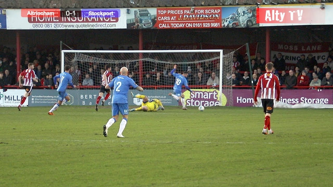 Altrincham Vs Stockport County 01/01/2019