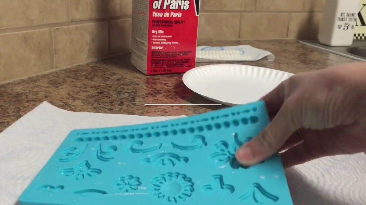 Decorative Plaster Accents Using Silicon Molds