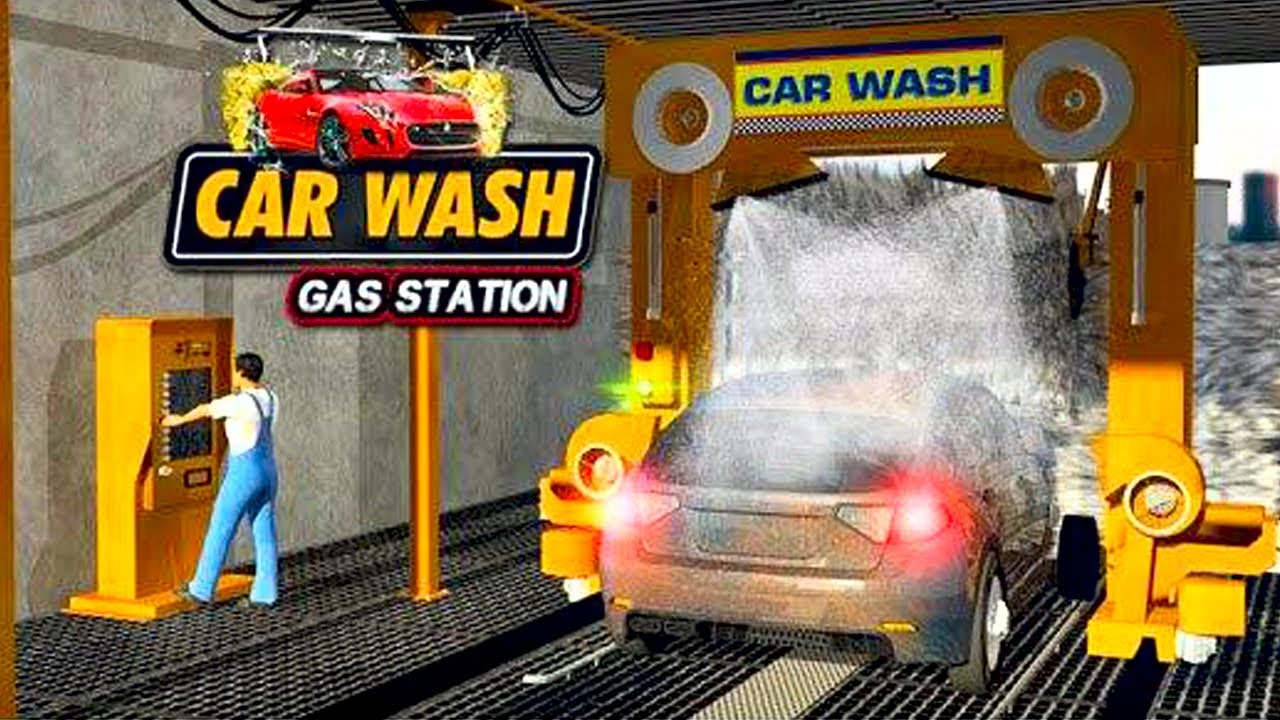 Smart Car Wash Service: Gas Station Car Paint Shop / Android Gameplay 1080p
