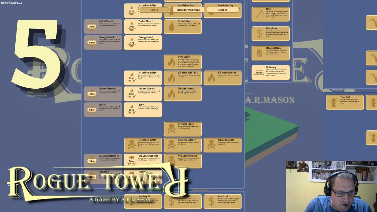 Pinstar Plays Rogue Tower #5 - The Hurl & Hurl Build