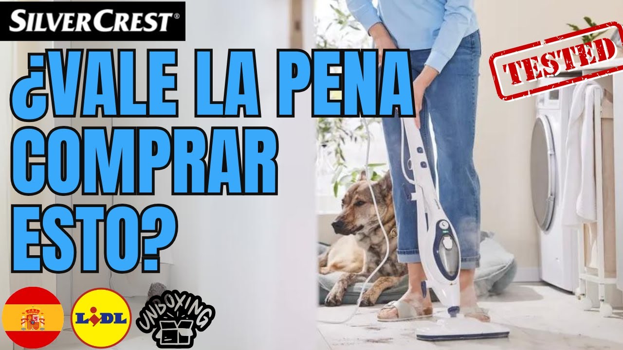 MOPA DE VAPOR Y LIMPIAVAPOR DE MANO SilverCrest SDM 1500 D3 ESPA&Ntilde;A ESPA&Ntilde;OL LIDL