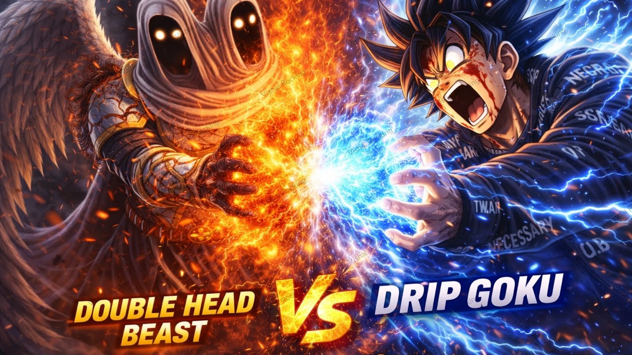 Drip Goku Part 982 | Drip Goku vs Dout Head Beast 