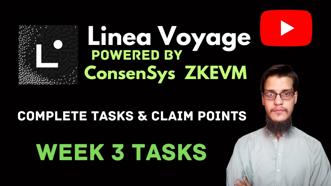 Linea Voyage | How to Complete Week 3 Tasks on Galxe | Claim Points For Upcoming Linea Airdrop