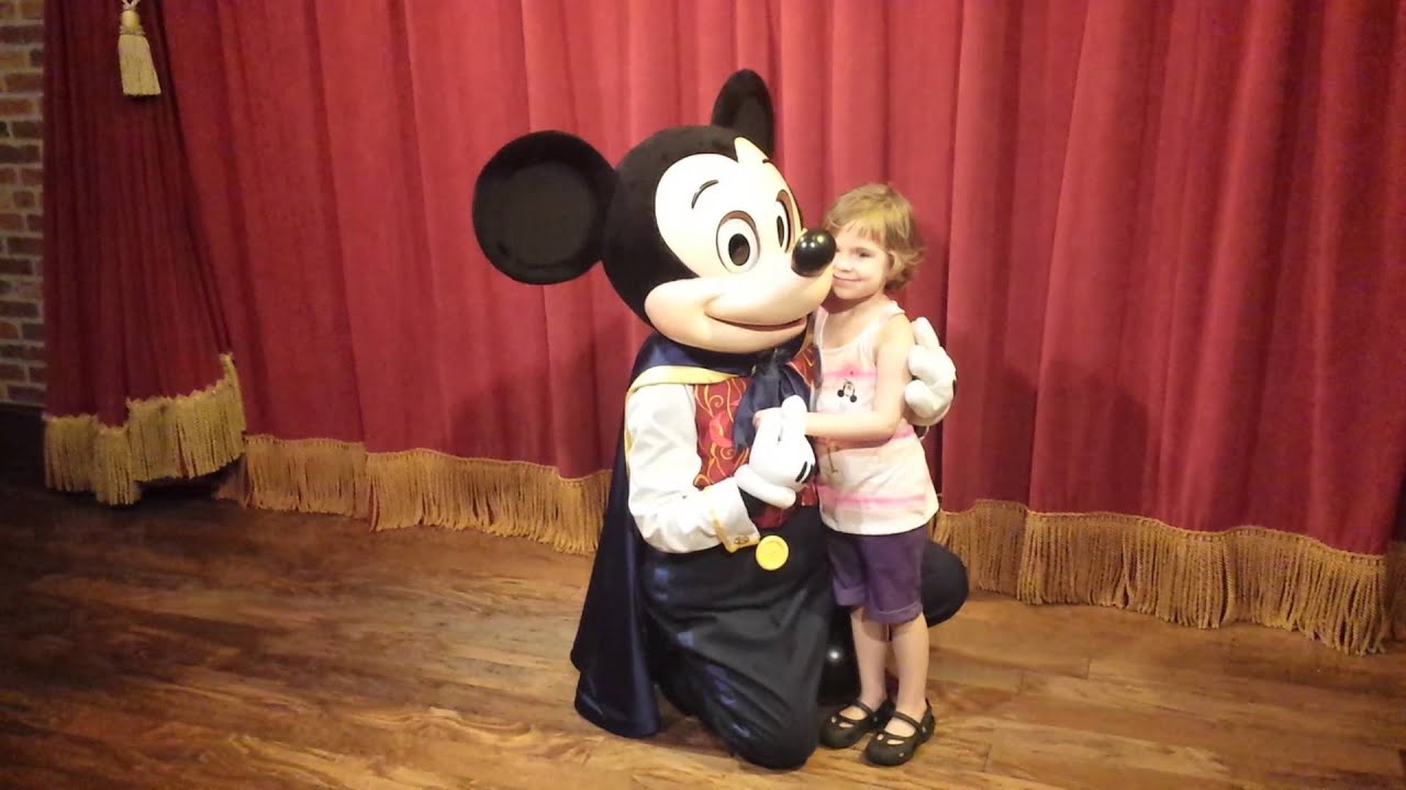 Mickey mouse sings Happy Birthday to Abby