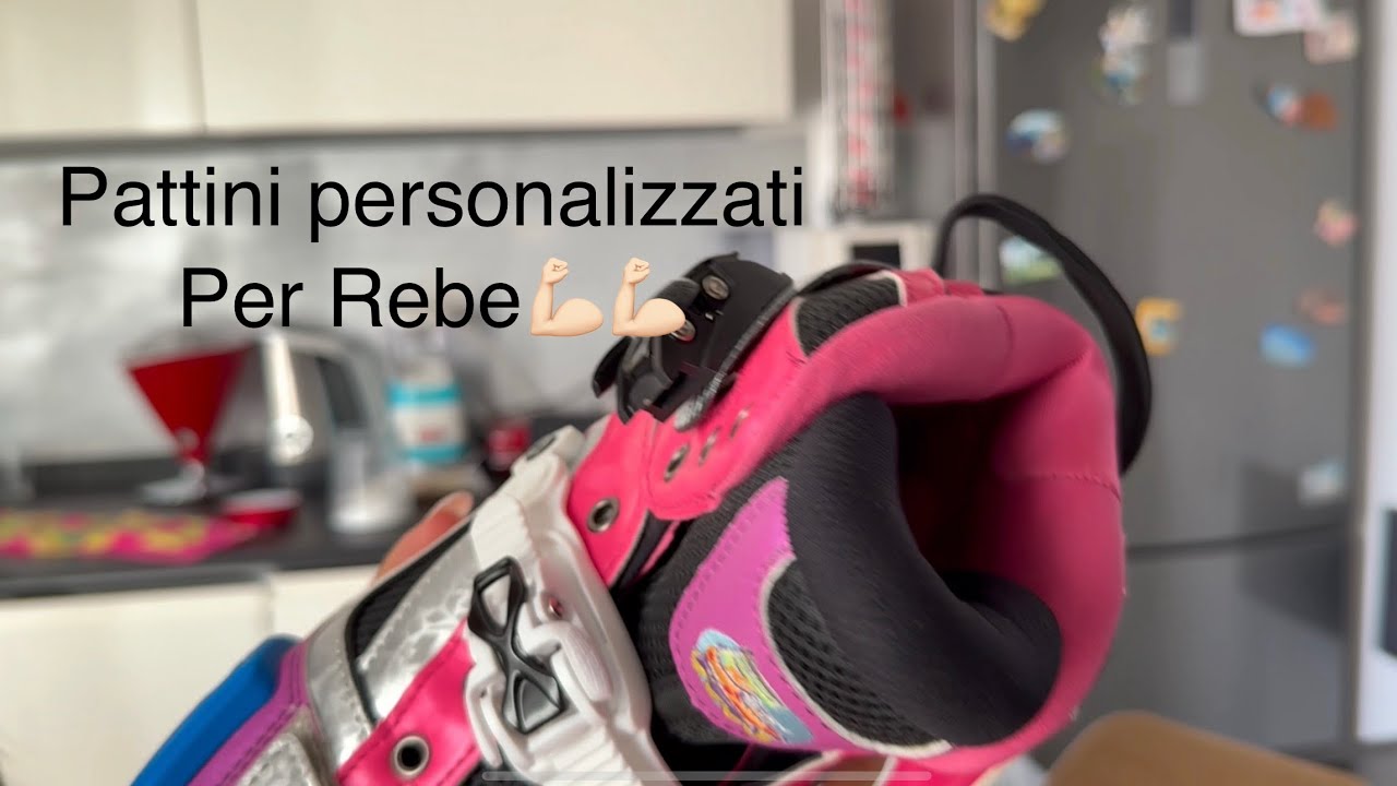 Il primo pattino personalizzato da gara per un atleta ⛸️💨 