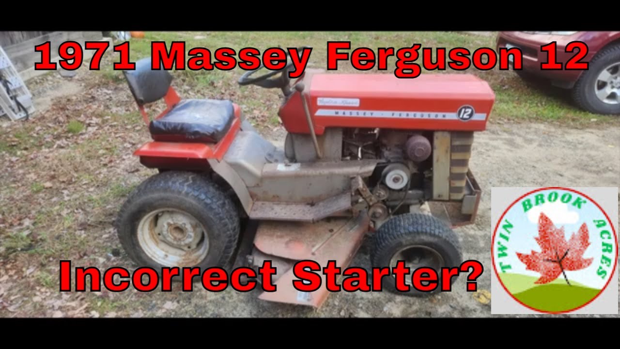 1971 Massey Ferguson 12 — Эпизод 3 — Неправильный стартер?