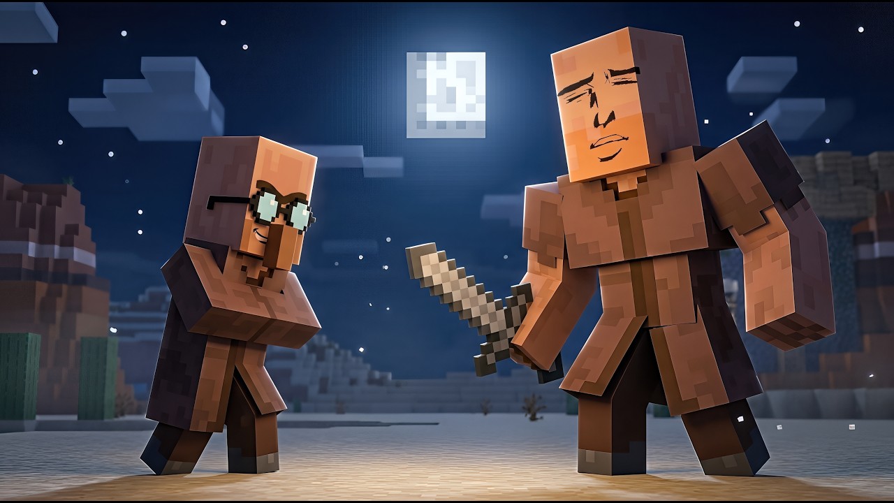 Strong VS Smart Villager Civilization (Minecraft Movie)