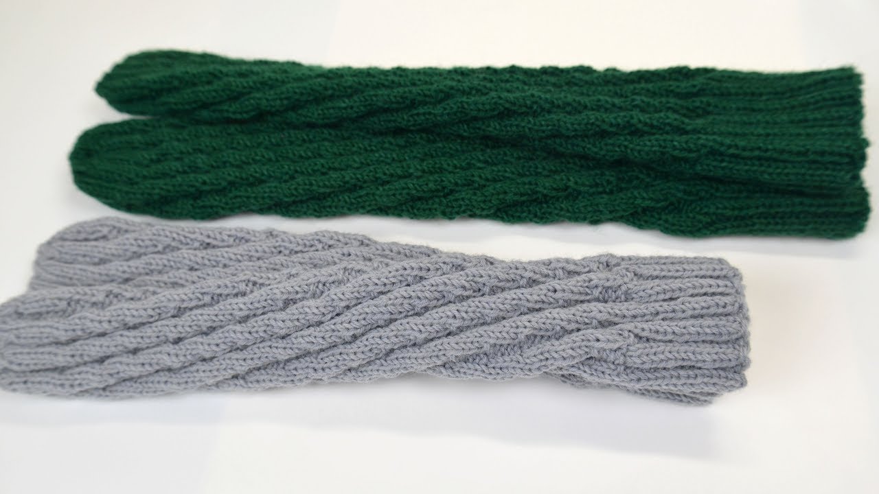 手編みの靴下　かかとの無いスパイラル靴下　spiral socks