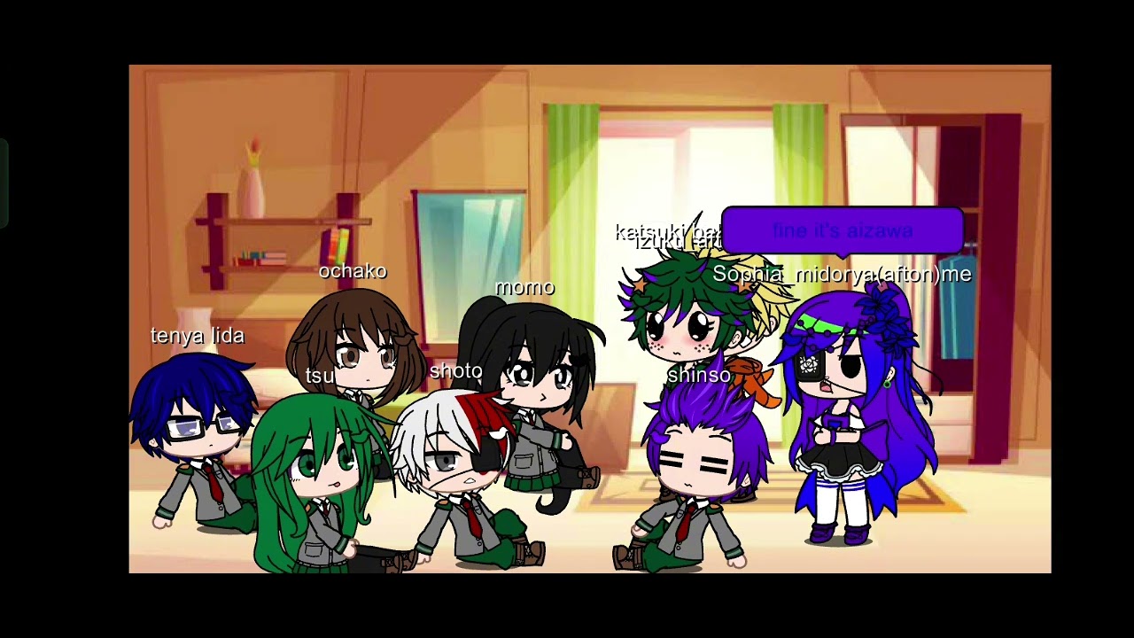 Aftons meet mha part 6(Sophia,izuku and Terrence afton au)(read desc)