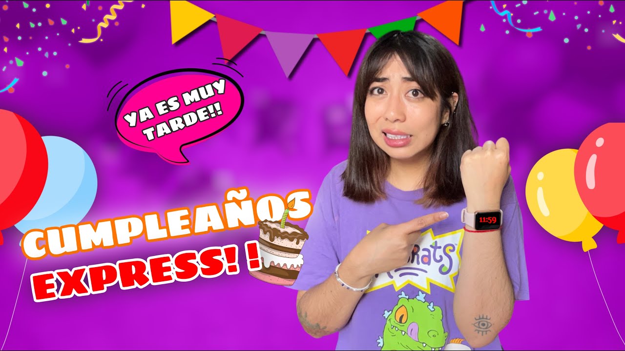 🎂OLVIDÉ MI CUMPLEAÑOS😰 HICE UNA FIESTA EXPRESS‼️ ¿NADIE LLEGÓ?| CARITO DE CHILL