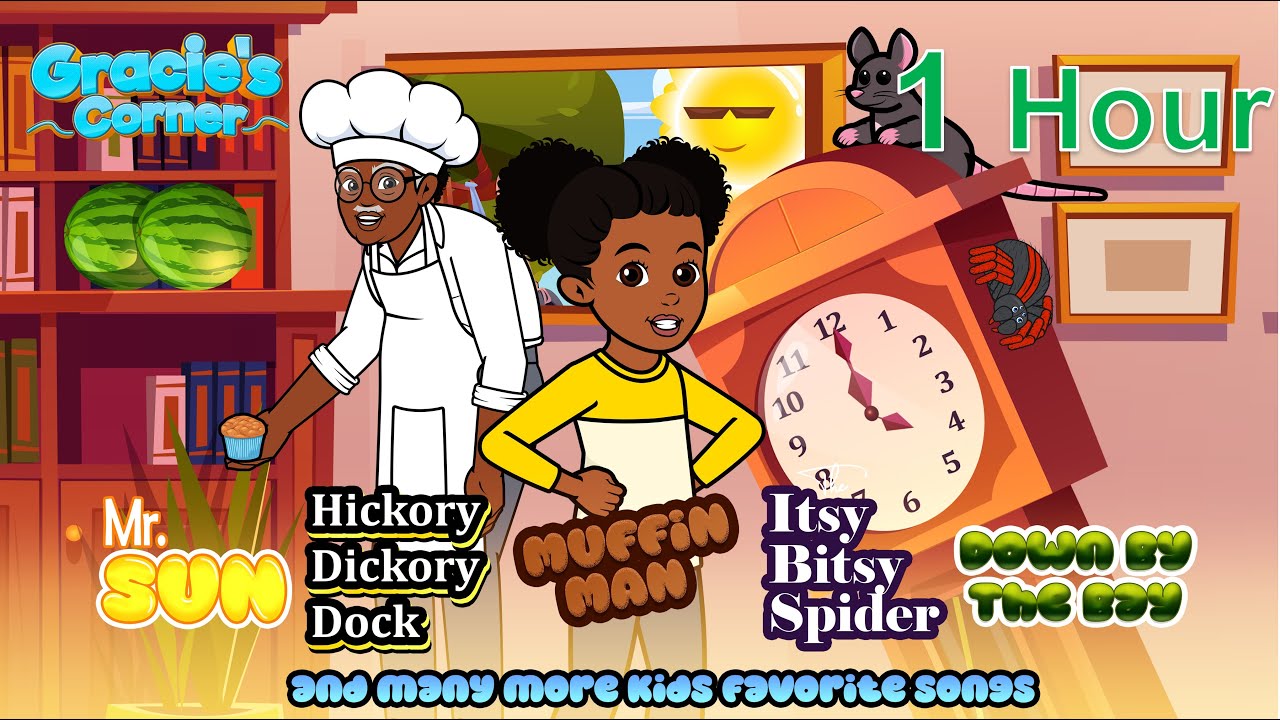 Miss Mary Mack + More Fun Kids Songs | Gracie&rsquo;s Corner Compilation | Nursery Rhymes + Kids Songs