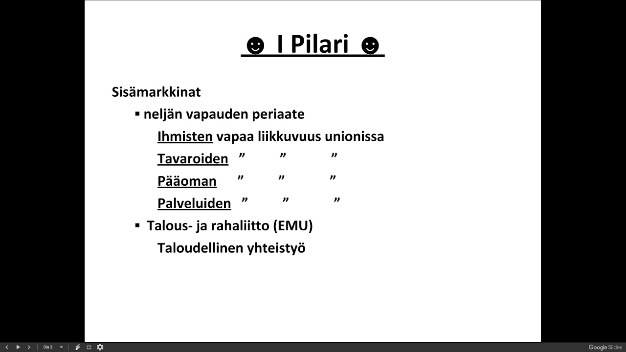 Euroopan Unionin kolme pilaria