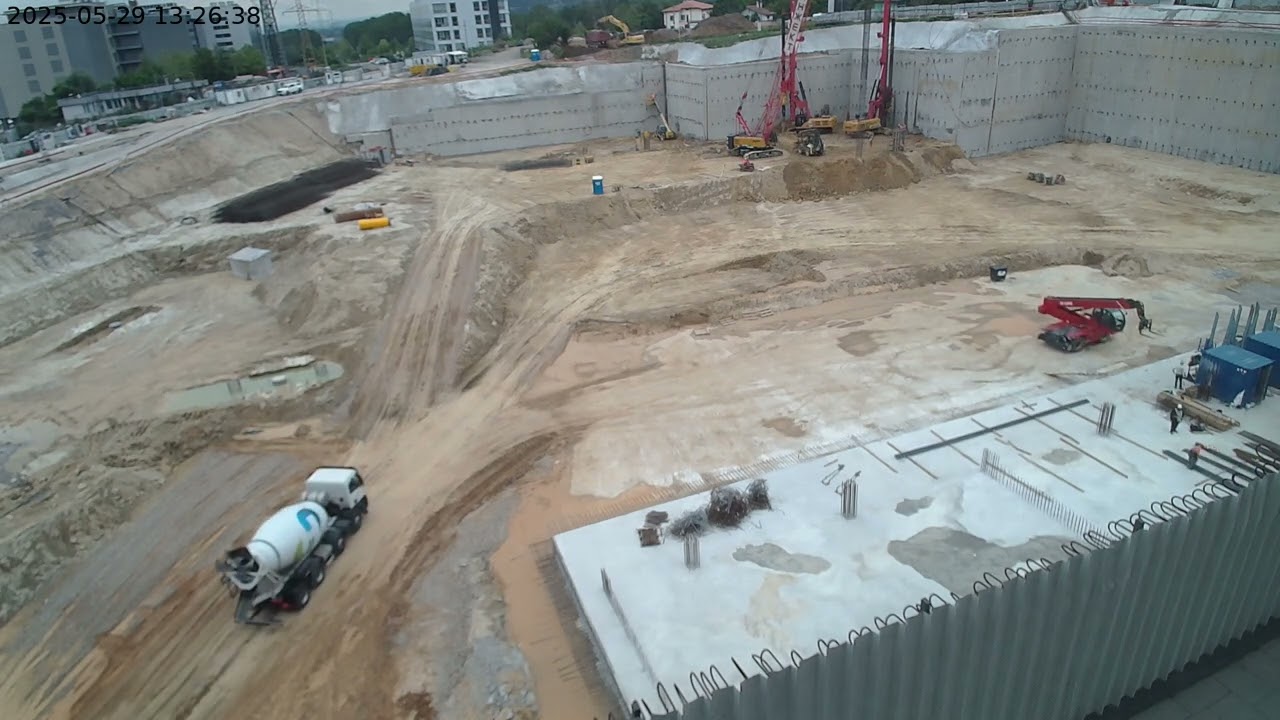 Garitage Park Office Tower 2025.05.29 construction timelapse (cam3)