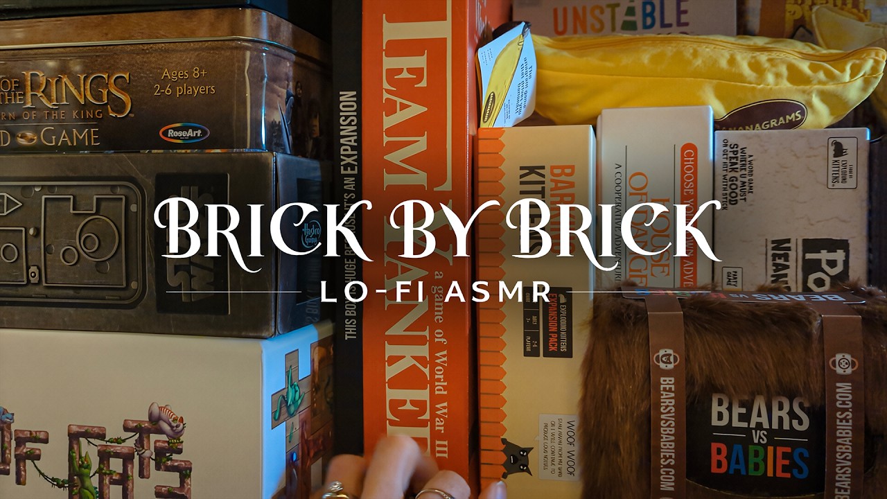 ASMR Board Games for Sleep | Box Tapping & Scratching