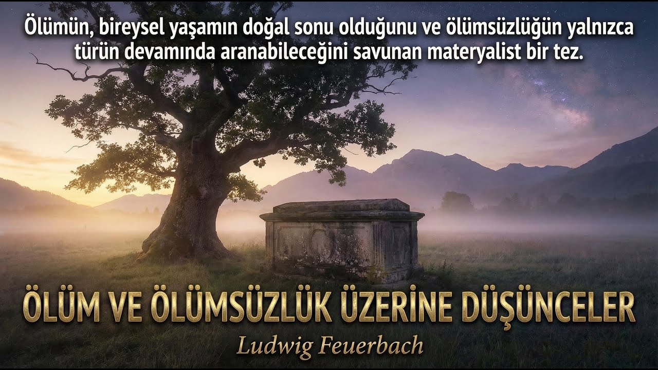 Ludwig Feuerbach - Ölüm ve Ölümsüzlük Üzerine Düşünceler
