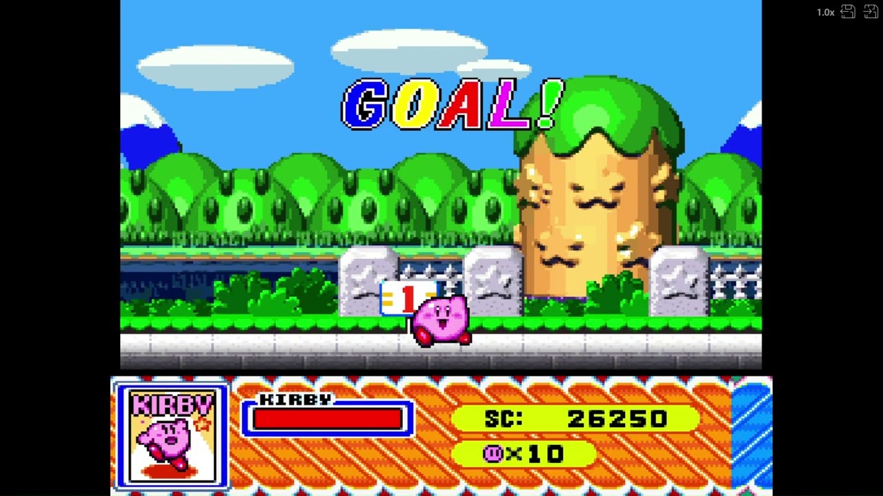 Kirby Super Star (Dyna Blade) gameplay