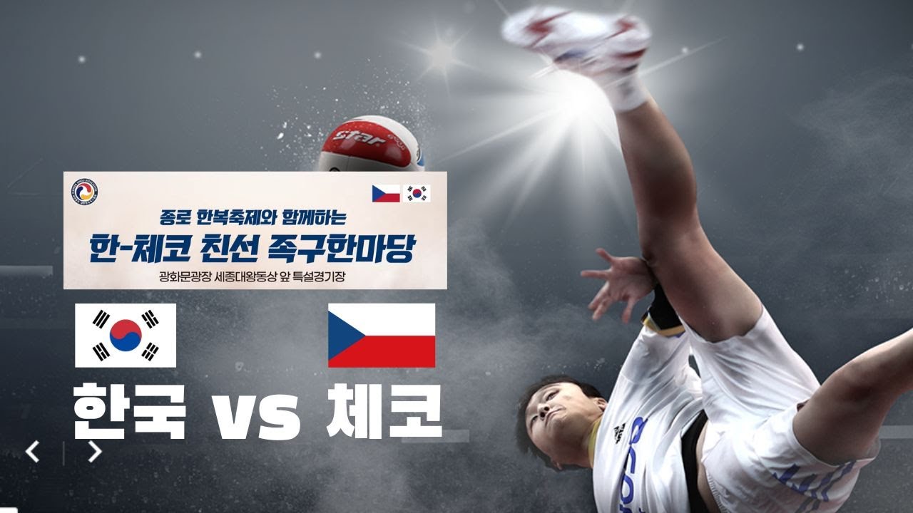 한국 체코 친선족구 한마당  한국vs체코