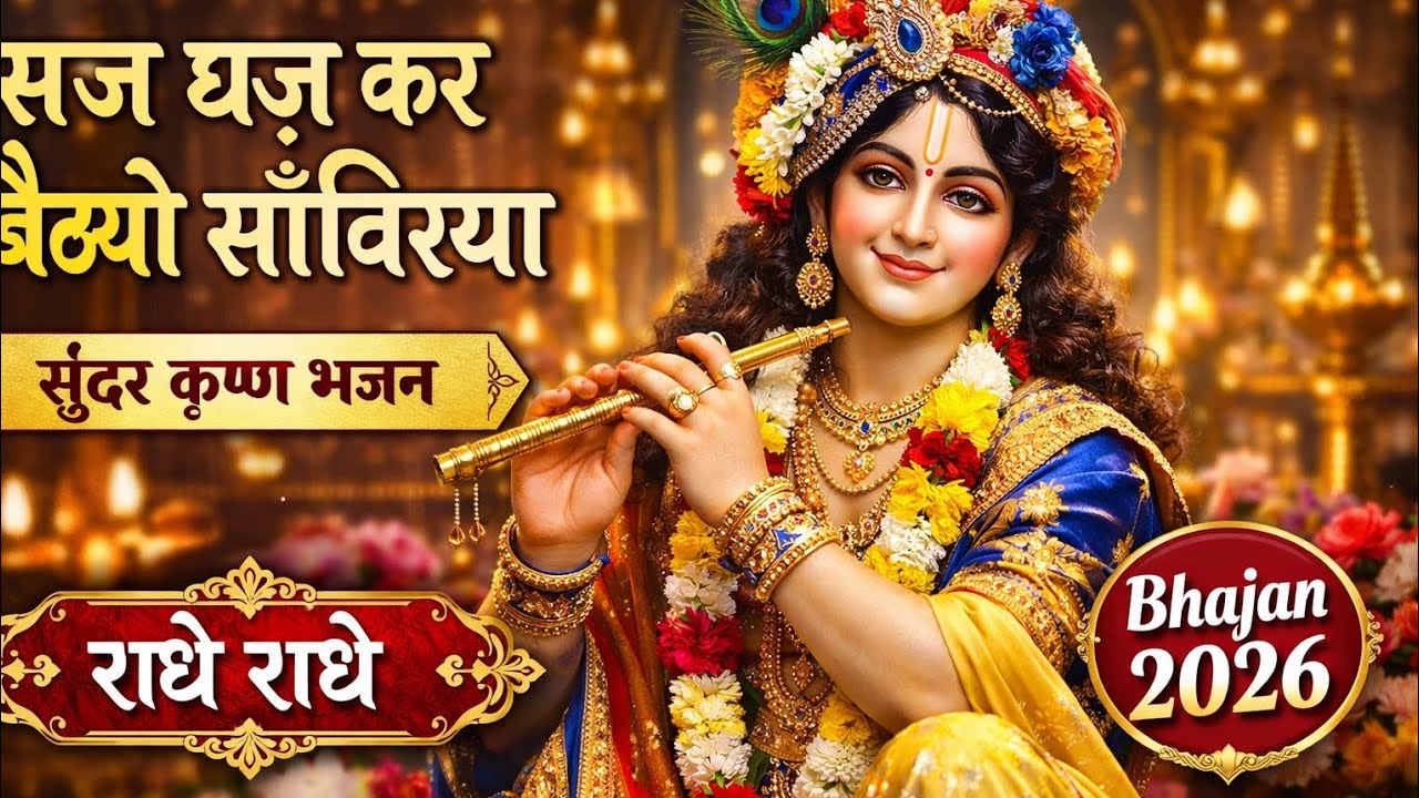 सज धज कर बैठ्यो साँवरिया | बहुत ही सुंदर कृष्ण भजन | Radhe Krishna Bhajan | Latest Bhakti Song
