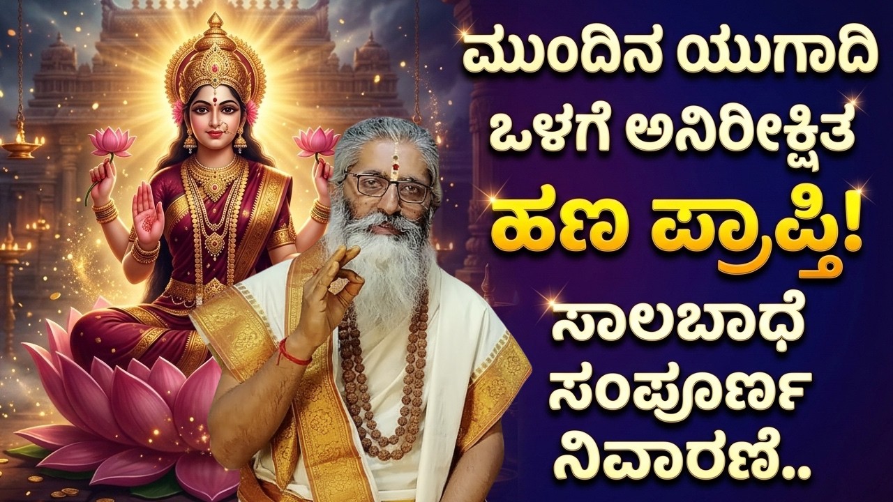 ಮುಂದಿನ ಯುಗಾದಿ ಒಳಗೆ ಅನಿರೀಕ್ಷಿತ ಹಣ ಪ್ರಾಪ್ತಿ! ಸಾಲಬಾಧೆ ಸಂಪೂರ್ಣ ನಿವಾರಣೆ..#dattapeetham