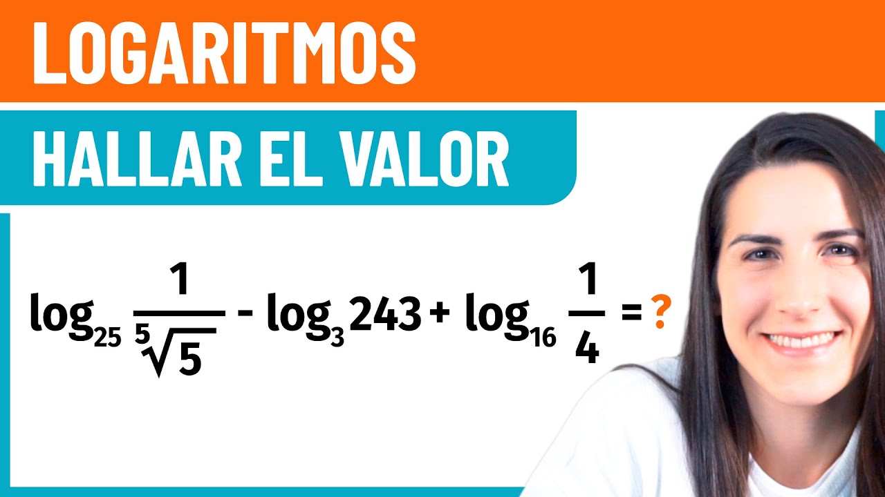 LOGARITMOS ✅ Hallar VALOR de una Expresión con Logaritmos