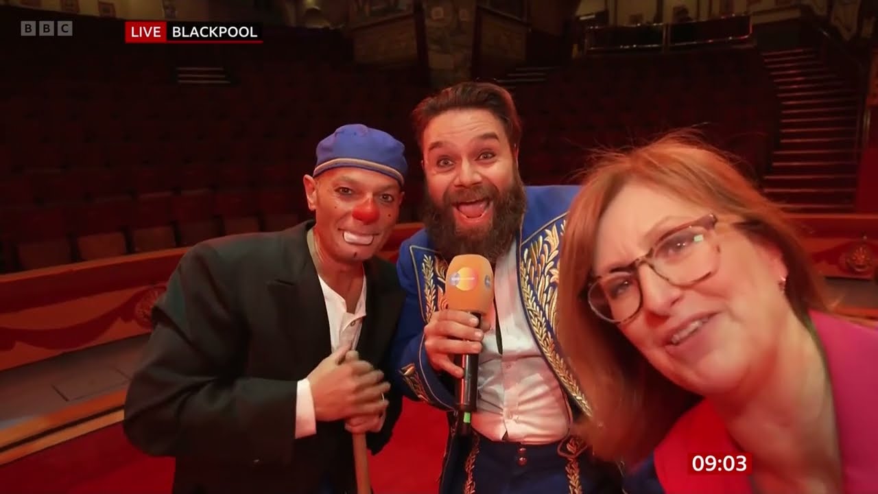 The Blackpool Tower Circus on BBC Breakfast - 21st April 2025