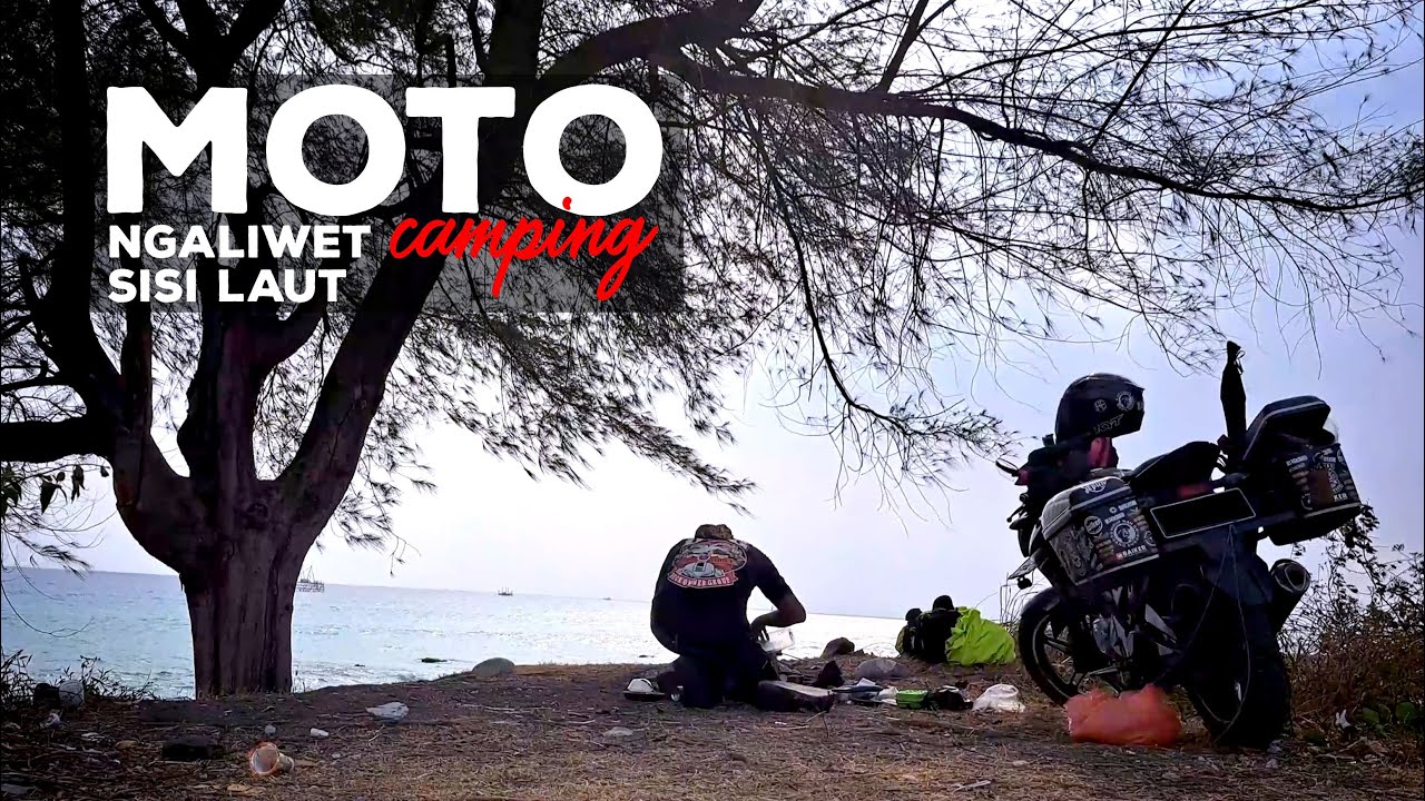 Motocamp - (ASMR) Berkemah dan memasak dipantai ASMR