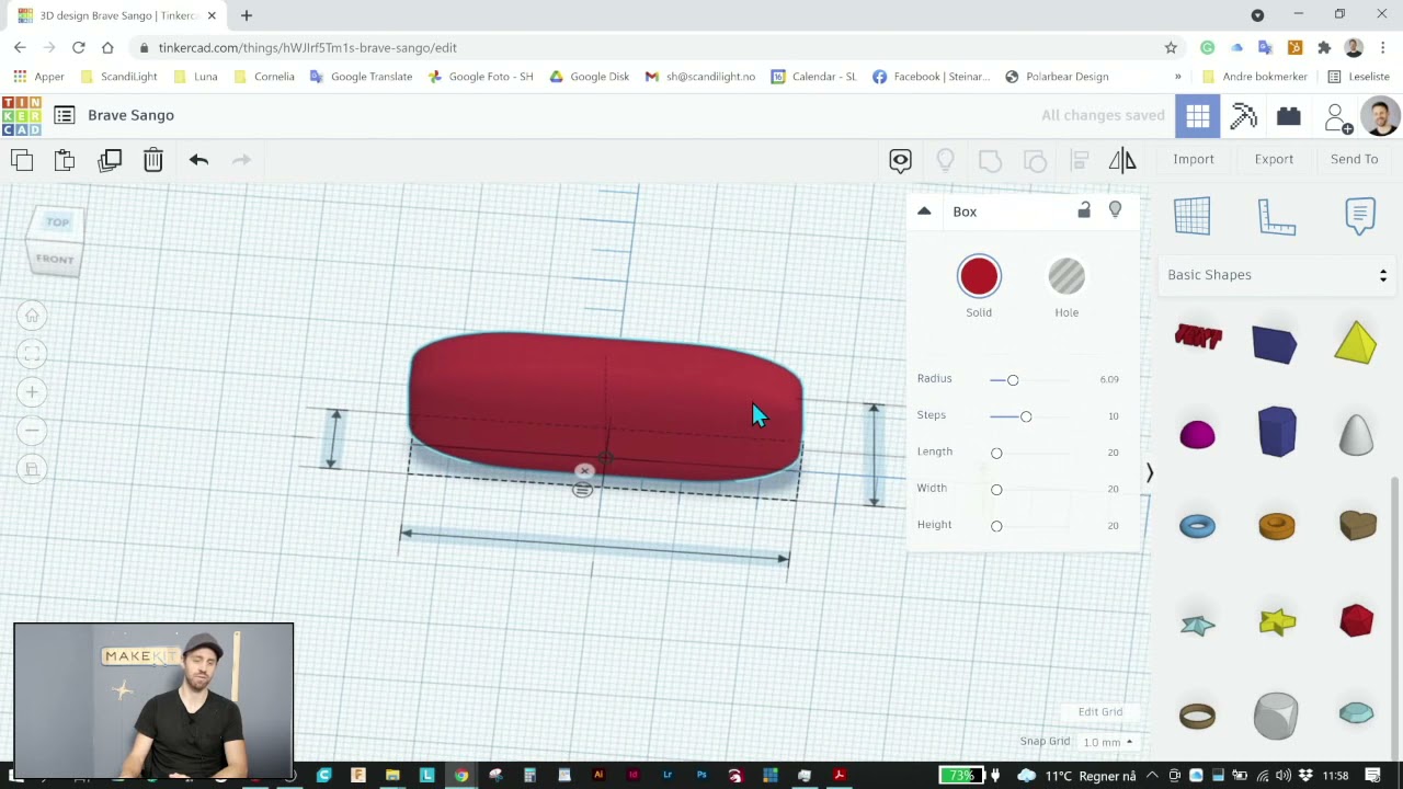 TinkerCAD Get started (Introduction)