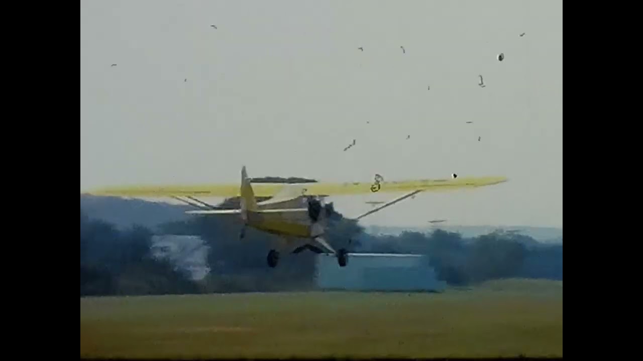 J-3 Cub flying with Casey - post rain shower - low level fun 2